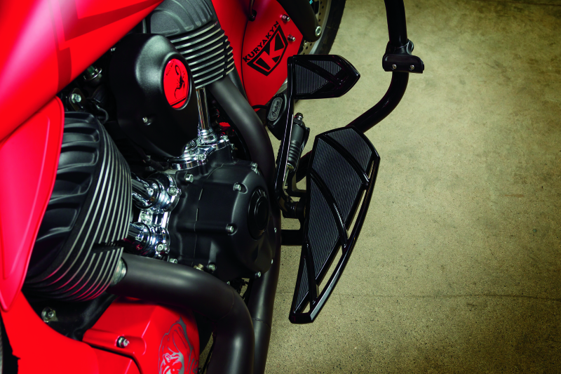 Kuryakyn Phantom Floorboards for Indian Black Footpegs Kuryakyn