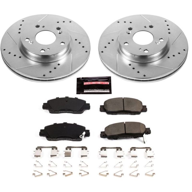 Power Stop 16-17 Honda Accord Front Z23 Evolution Sport Brake Kit Brake Kits - Performance D&S PowerStop