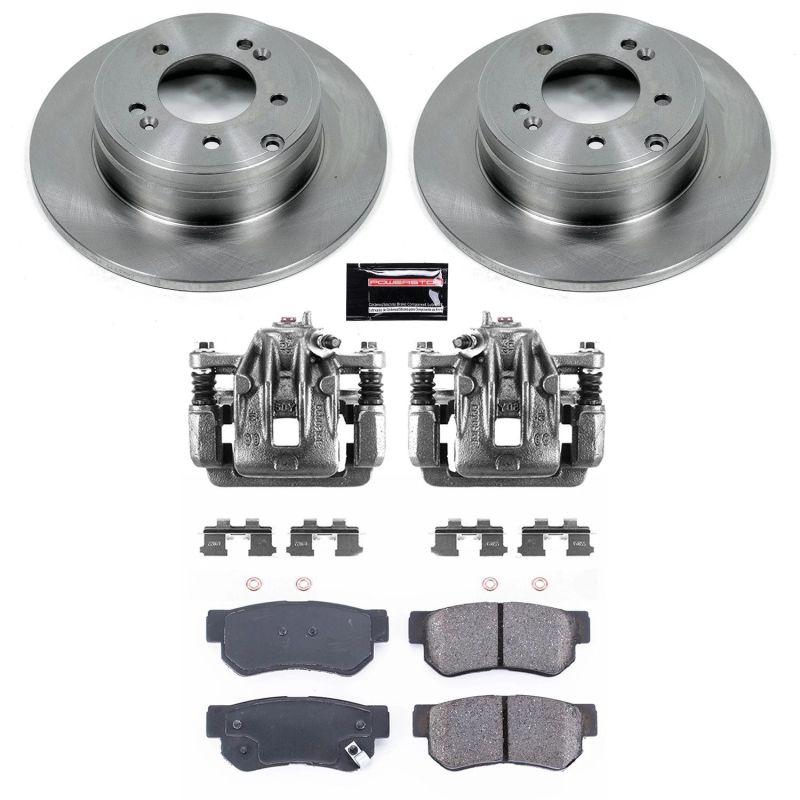 Power Stop 06-08 Hyundai Sonata Rear Autospecialty Brake Kit w/Calipers Brake Kits - OE PowerStop