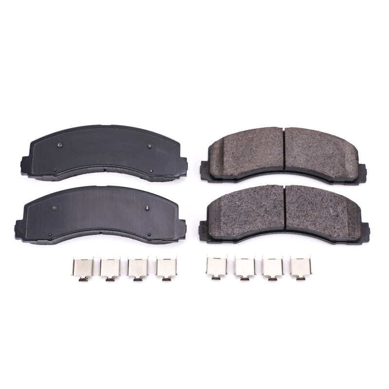 Power Stop 10-19 Ford Expedition Front Z17 Evolution Ceramic Brake Pads w/Hardware Brake Pads - OE PowerStop