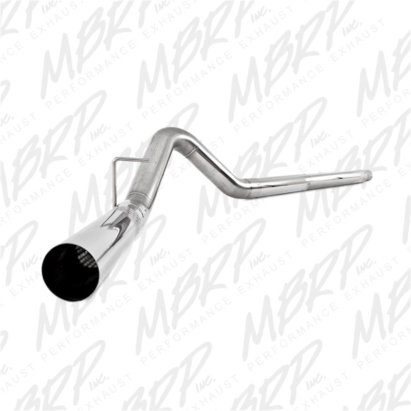 MBRP 2008-2010 Ford F250/350/450 6.4L 4in Filter Back Single No Tip Exhaust System DPF Back MBRP