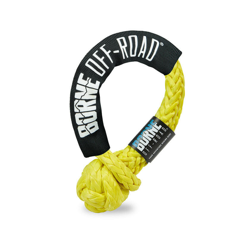 Borne Off-Road 1/2in X 20in Soft Shackle Yellow Tow Straps Borne Off-Road