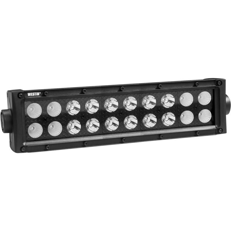 Westin B-FORCE LED Light Bar Double Row 10 inch Combo w/3W Cree - Black Light Bars & Cubes Westin