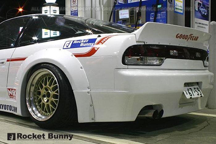 GReddy 89-93 Nissan Silvia 2Dr Rocket Bunny (RPS13) Duck-Tail Wing V1 **Must Ask/Call to Order** Spoilers GReddy