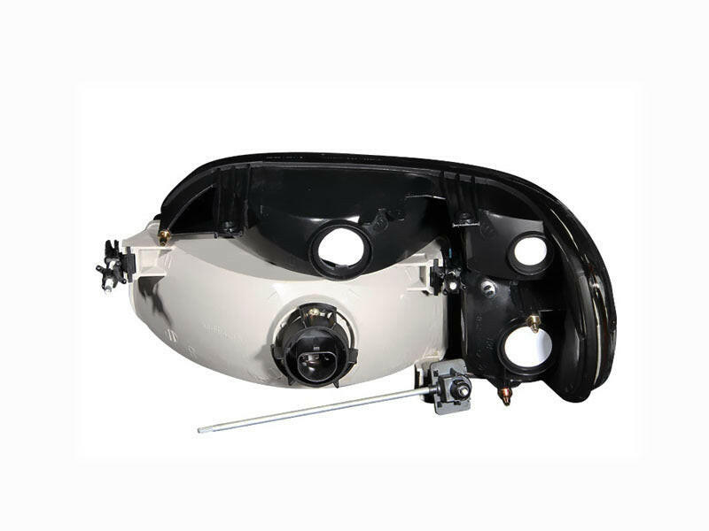 ANZO 1995-2001 Ford Explorer Crystal Headlights Chrome w/ Corner Lights 2pc Headlights ANZO