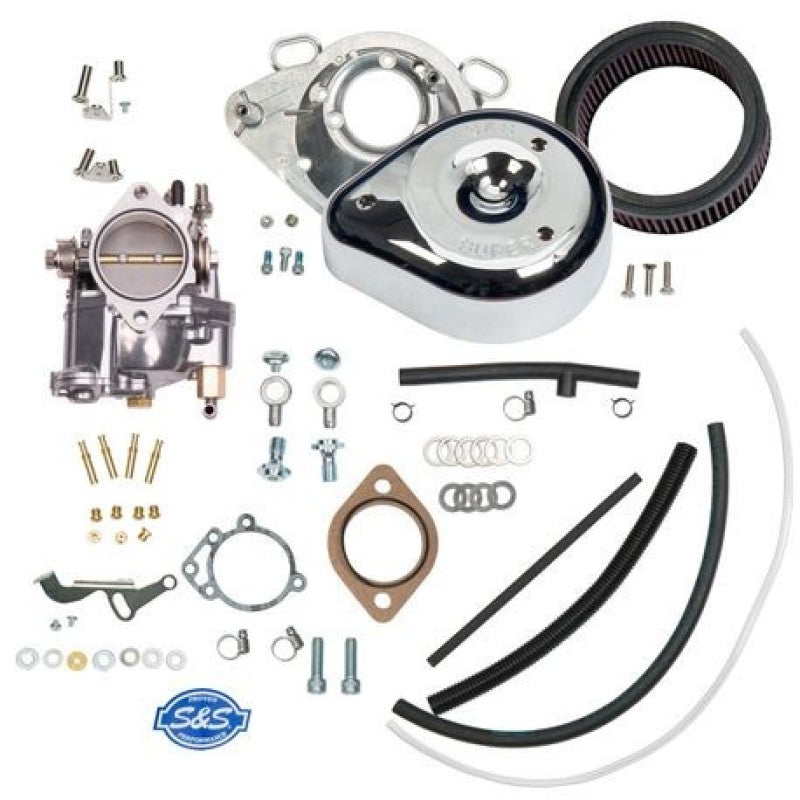 S&S Cycle 93-99 BT Super G Partial Carburetor Kit w/o Manifold & Mounting Hardware Headers & Manifolds S&S Cycle