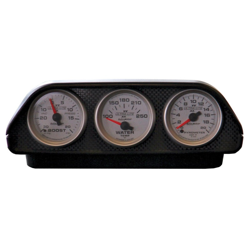 Autometer Triple 52mm Universal Fit Dash Top Pod Gauge Pods AutoMeter