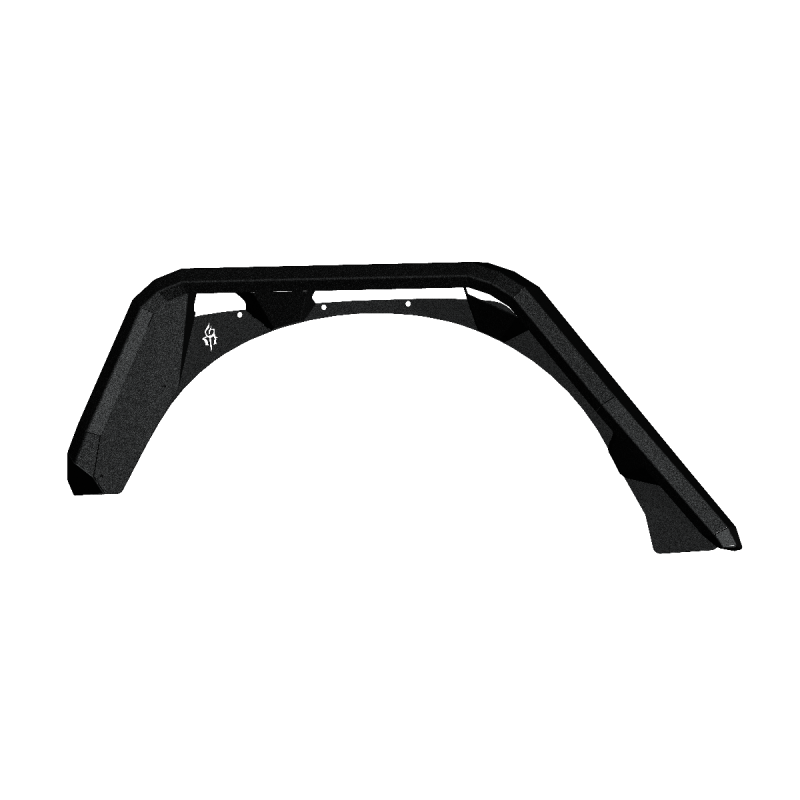 Road Armor 07-18 Jeep Wrangler JKU 4DR Stealth Rear Fender Flare Body Armor - Tex Blk Fender Flares Road Armor