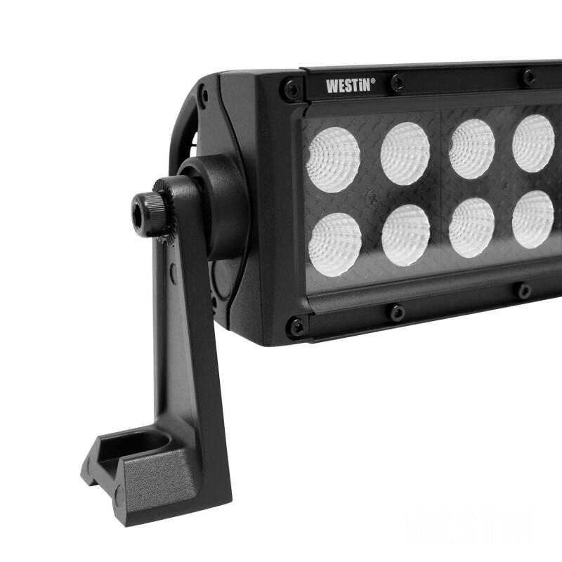 Westin B-FORCE LED Light Bar Double Row 2 inch Flood w/3W Cree - Black Light Bars & Cubes Westin