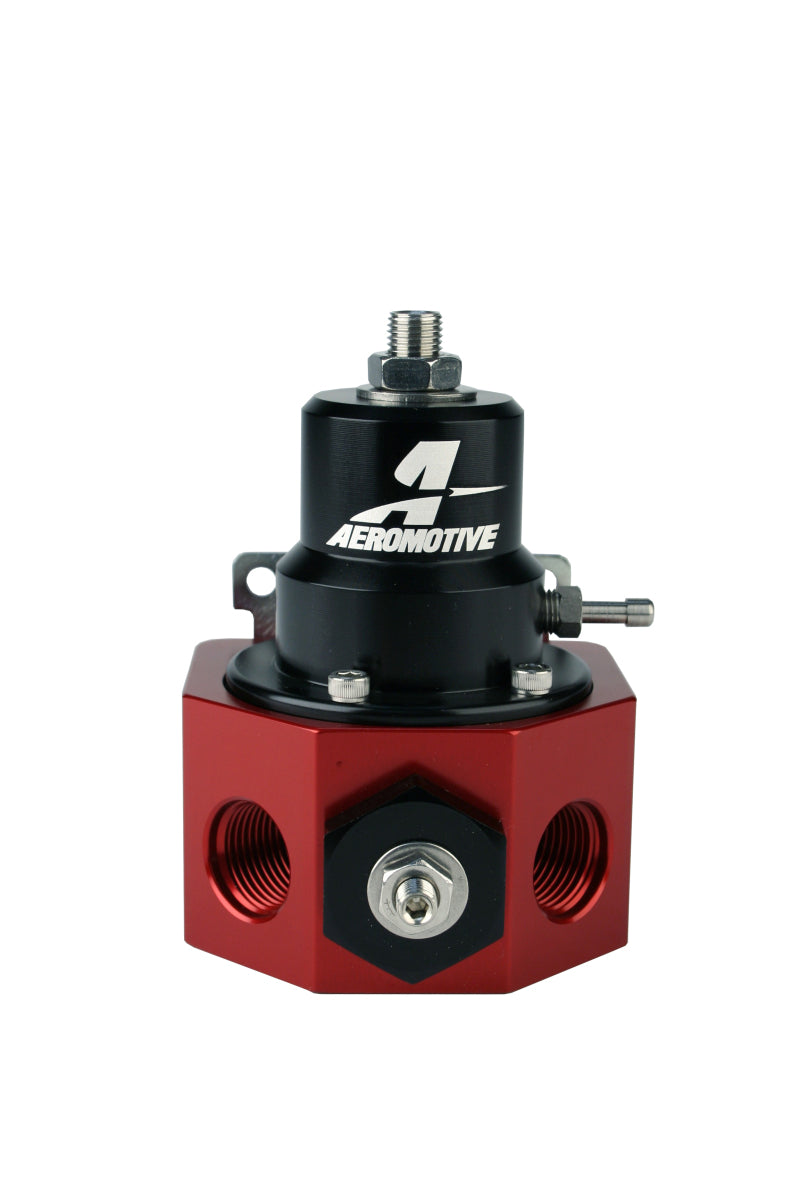 Aeromotive Double Adjustable Carbureted Regulator for Belt Drive Fuel Pump Fuel Pressure Regulators Aeromotive