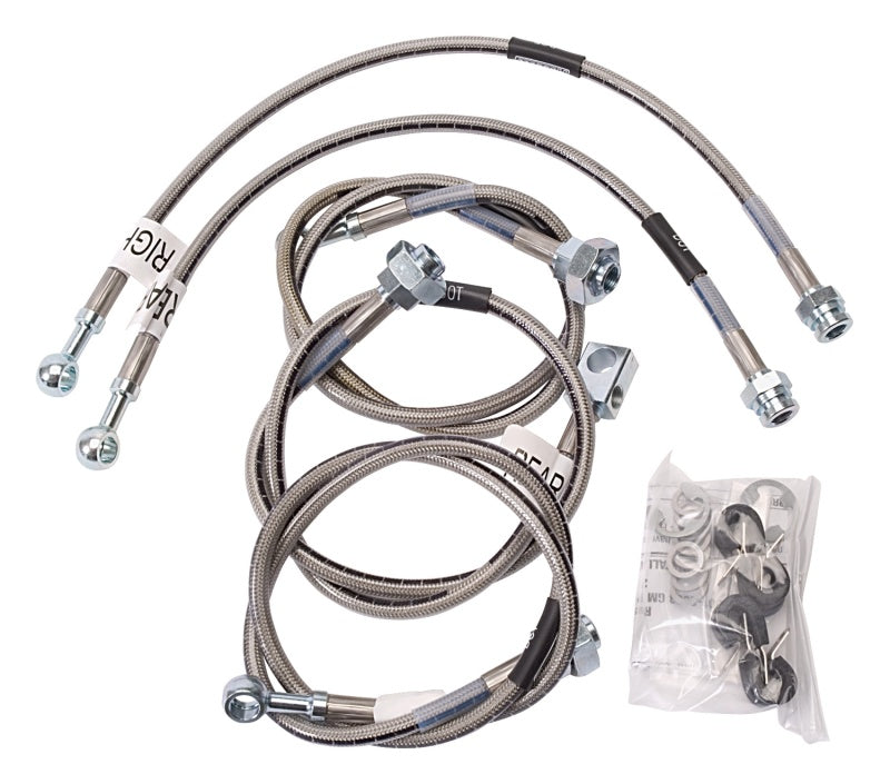 Russell Performance 01-06 GM Silverado/Sierra HD (All) (Also fits Rancho) Brake Line Kit Brake Line Kits Russell