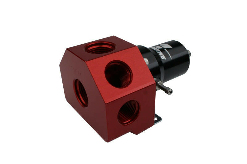 Aeromotive Regulator - 30-120 PSI - .500 Valve - 4x AN-08 and AN-10 inlets / AN-10 Bypass Fuel Pressure Regulators Aeromotive