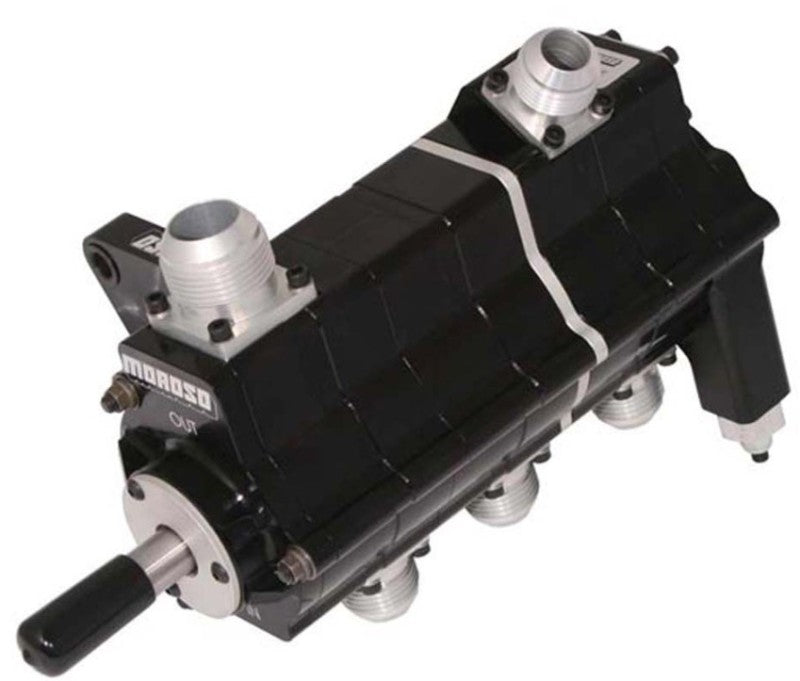 Moroso Black Series 3 Stage Dry Sump Oil Pump - Left Side - .875in Pressure Oil Pumps Moroso