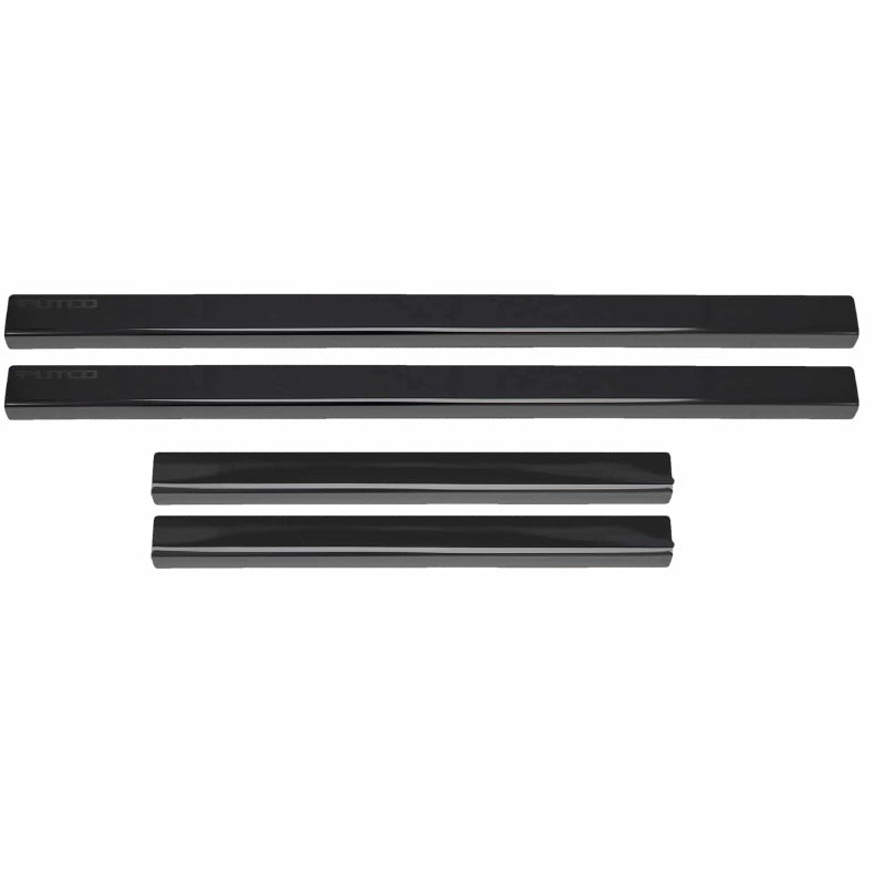 Putco 14-18 Chevy Silverado LD - Regular Cab (4pcs) Black Platinum Door Sills Door Panels Putco