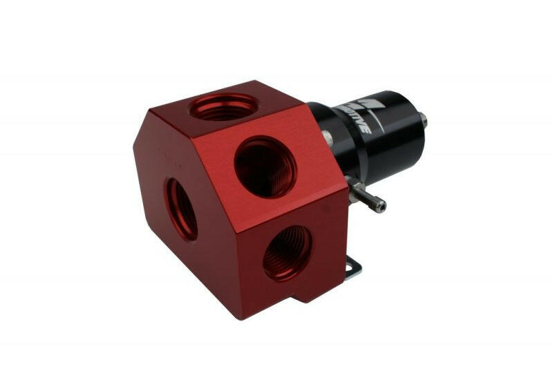 Aeromotive Regulator - 30-120 PSI - .500 Valve - 4x AN-08 and AN-10 inlets / AN-10 Bypass Fuel Pressure Regulators Aeromotive