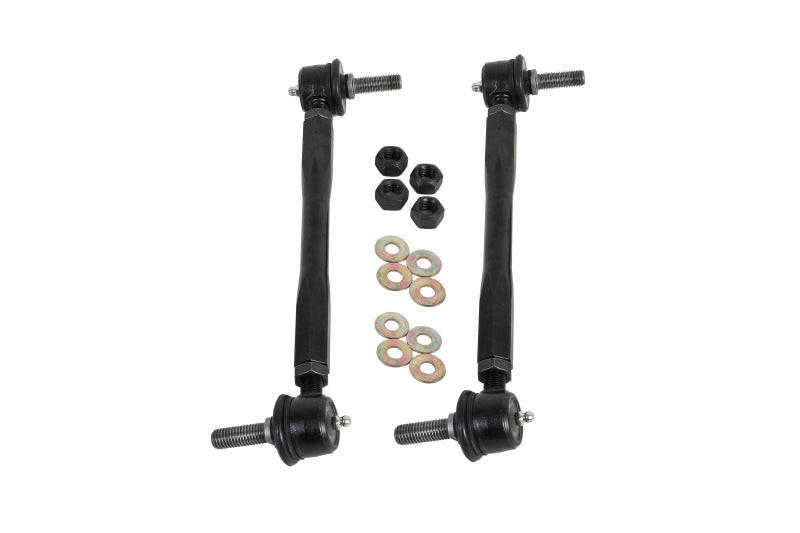 BMR 05-14 S197 Mustang Front Sway Bar End Link Kit - Black Suspension Arms & Components BMR Suspension