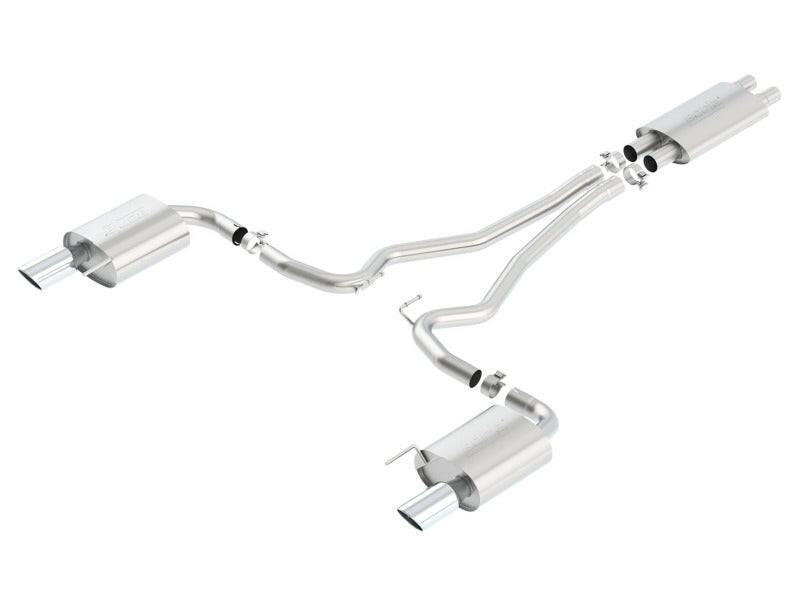 Borla Touring Cat-Back 15 Ford Mustang GT 5.0L V8 MT/AT 2.5in pipe 4in tip Catback Borla