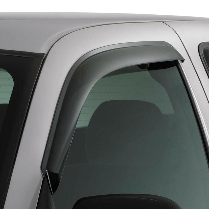AVS 80-96 Ford Bronco Standard Cab Ventvisor Outside Mount Window Deflectors 2pc - Smoke Wind Deflectors AVS