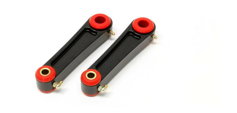BMR 05-10 S197 Mustang Rear Billet Aluminum Sway Bar End Links - Black Anodized Sway Bars BMR Suspension