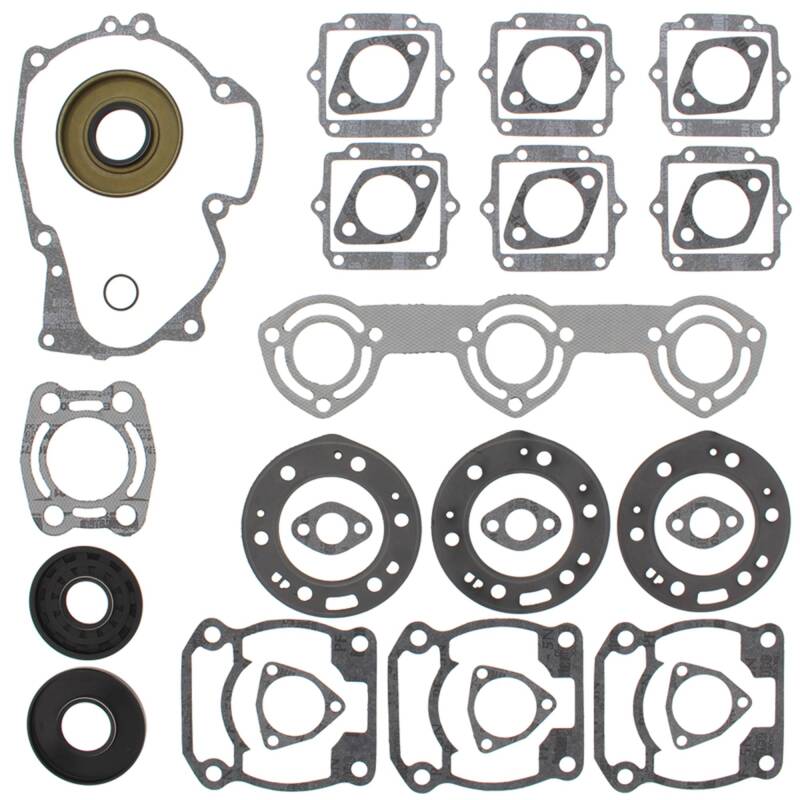 Vertex Gaskets 92-95 Polaris SL650 Complete Gasket Kit w/ Oil Seals Engine Hardware Vertex Pistons
