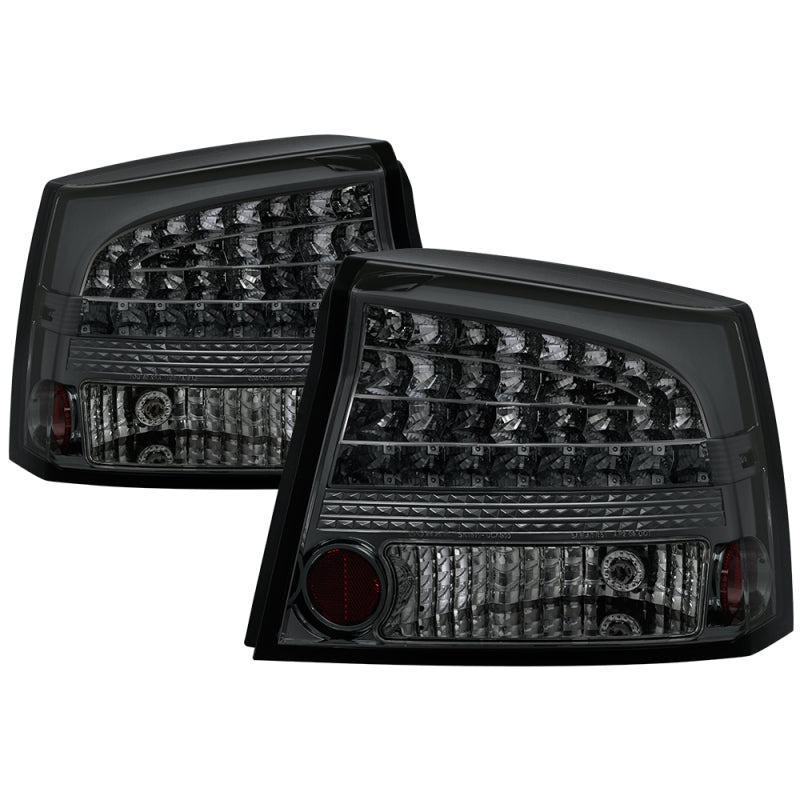 Spyder Dodge Charger 06-08 LED Tail Lights Smoke ALT-YD-DCH05-LED-SM Tail Lights SPYDER