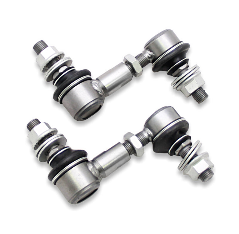 SuperPro 2003 Infiniti G35 Base Front HD Adjustable End Link Set (12mm Studs 85mm-100mm Length) Sway Bar Endlinks Superpro