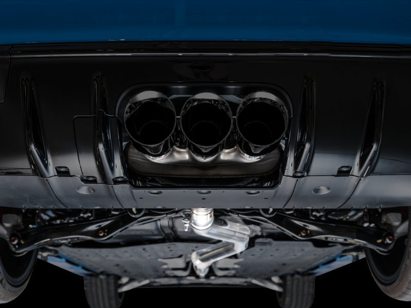 AWE Tuning 2023 Honda Civic Type R FL5 Touring Edition Exhaust w/ Triple Diamond Black Tips Catback AWE Tuning