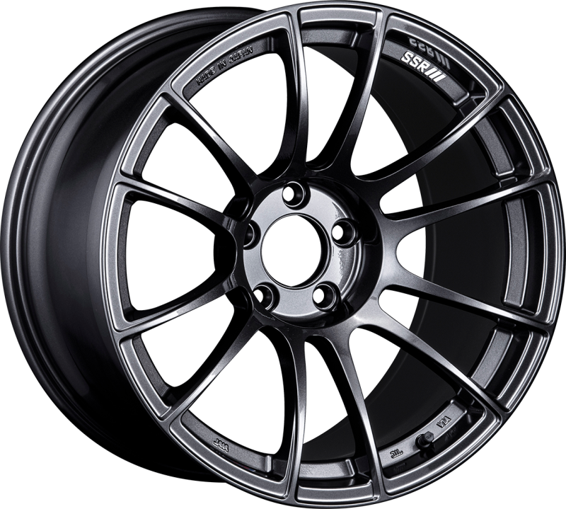 SSR GTX04 18x10.5 5x114.3 15mm Offset Dark Gunmetal Wheel Wheels - Cast SSR
