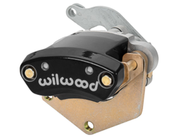 Wilwood LH MC4 Mechanical Parking Brake Caliper - 2.00in Bracket - 1.10in Disc - Black Brake Calipers - Perf Wilwood