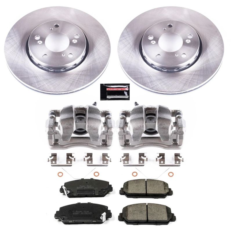 Power Stop 14-19 Acura RLX Front Autospecialty Brake Kit w/Calipers Brake Kits - OE PowerStop