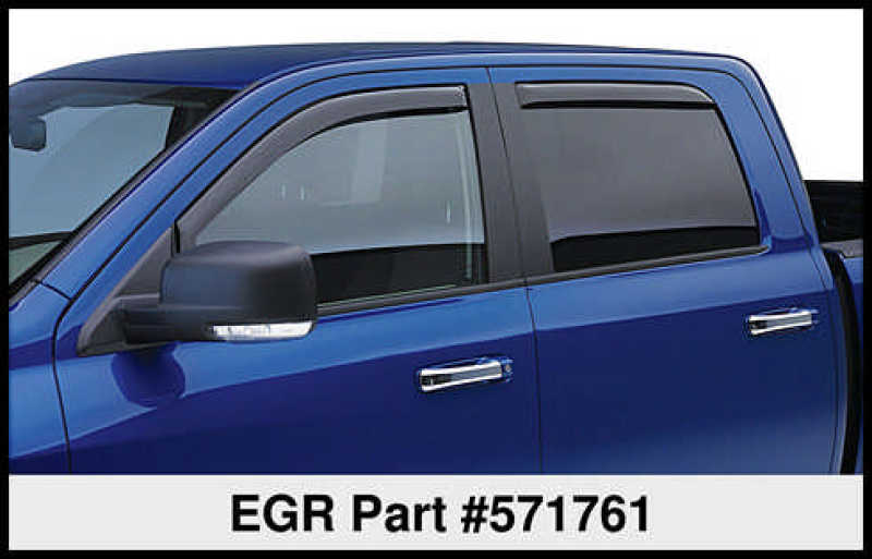 EGR 15+ Chevy Suburban/GMC Yukon XL In-Channel Window Visors - Set of 4 (571761) Wind Deflectors EGR