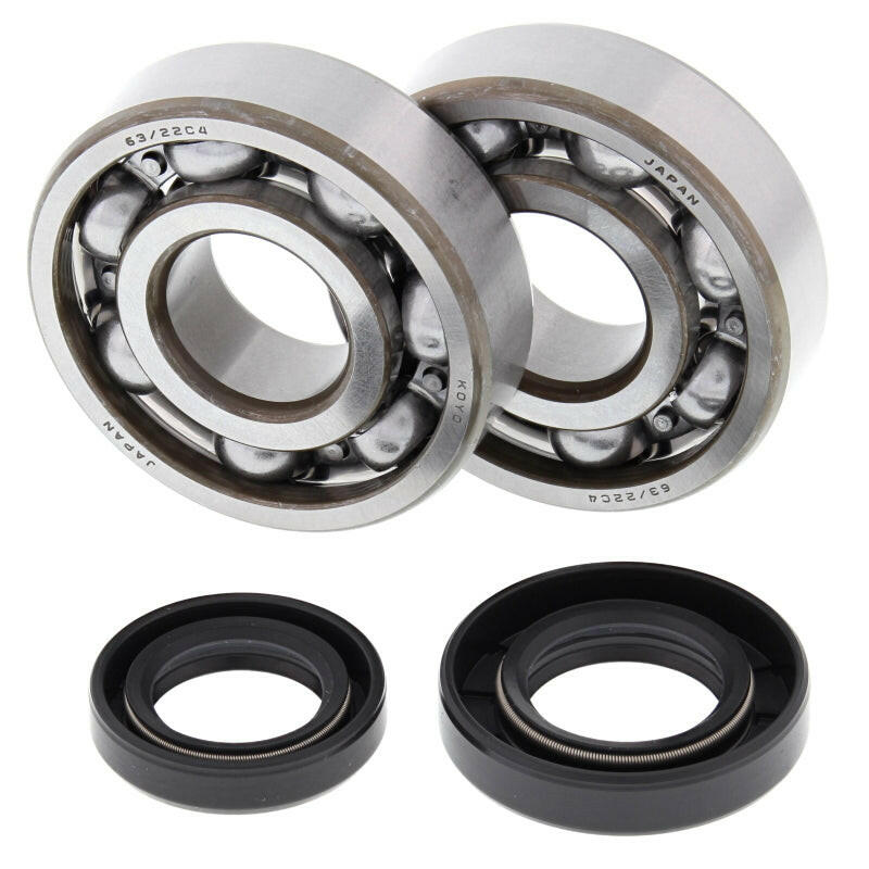 All Balls Racing 85-02 Honda CR80R Crank Shaft Bearing Kit Bearings All Balls Racing