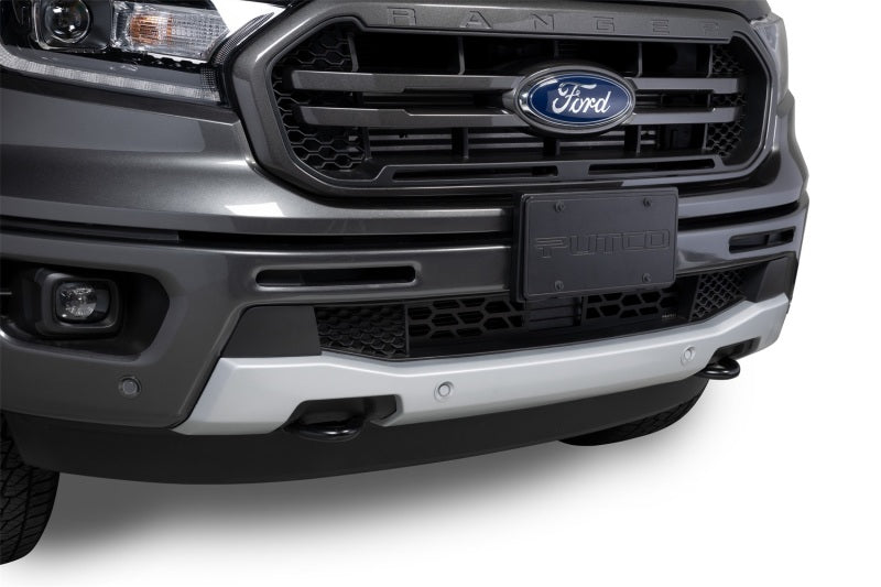 Putco 19-20 Ford Ranger w/ Adaptive Cruise - Hex Shield - Black Powder Coated Bumper Grille Inserts Grilles Putco