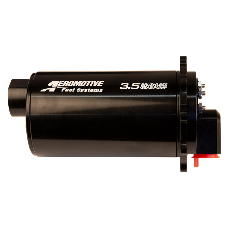 Aeromotive Brushless Spur Gear Fuel Pump w/TVS Controller - Universal - In-Tank - 90 Deg - 3.5gp Fuel Pumps Aeromotive