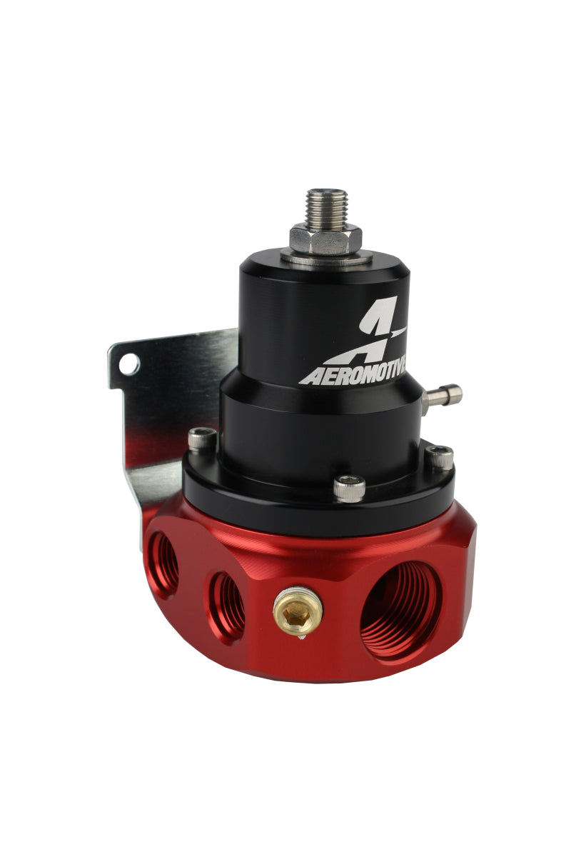 Aeromotive A1000 4-Port Carbureted Bypass Regulator - 4 x AN-06 / 1 x AN-10 Fuel Pressure Regulators Aeromotive