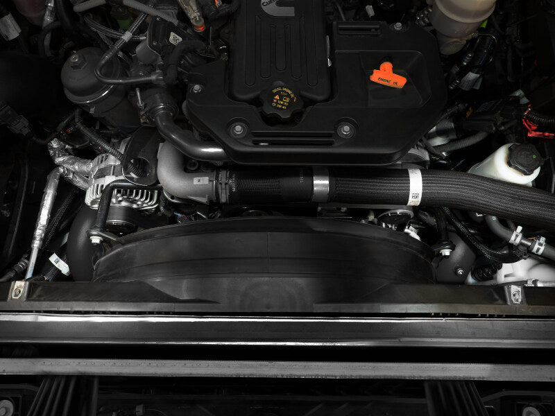 aFe BladeRunner 3in & 3-1/2in AL Hot and Cold Charge Pipe Kit Black RAM Diesel Trucks 25-26 L6-6.7L Intercoolers aFe