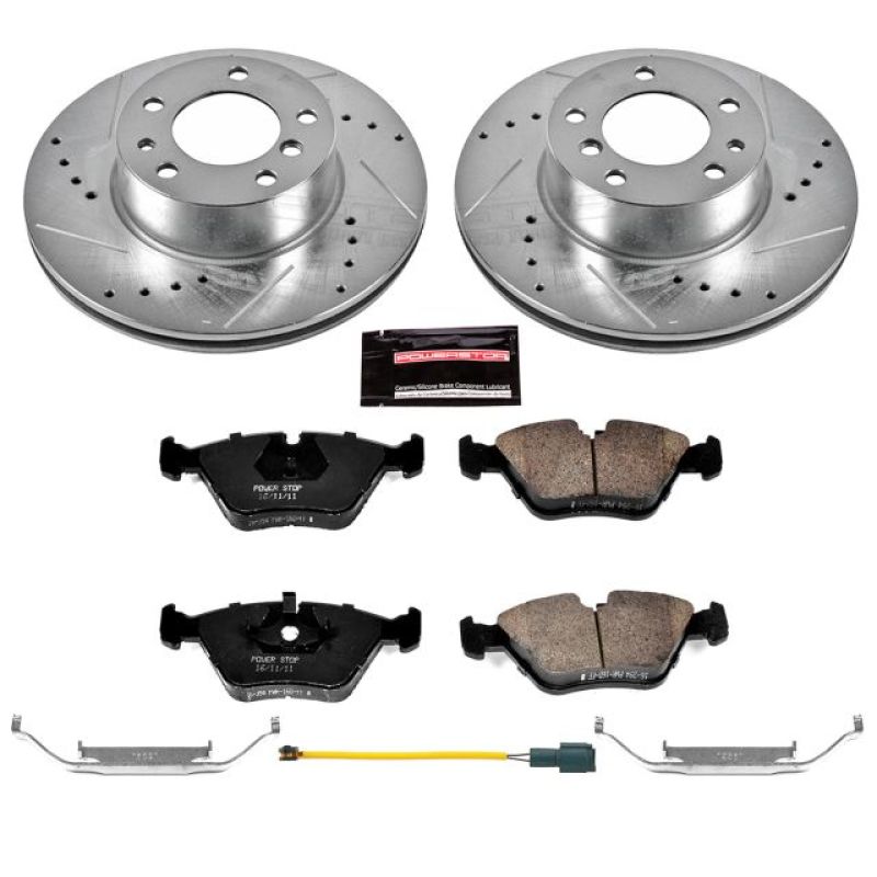 Power Stop 1989 BMW 525i Front Z23 Evolution Sport Brake Kit Brake Kits - Performance D&S PowerStop