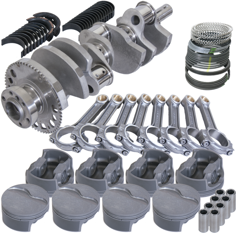 Eagle Chevy LS3 4.000in Crank 58 Tth Rlctor 6.125in I-Beam Rods 4.065in Pistons Rotating Assembly Rotating Assemblies Eagle