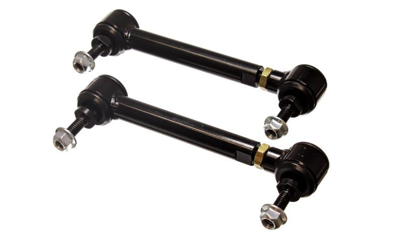 Energy Suspension Universal Black 5-3/4in-6-3/4in inAin Range Pivot Style End Link Set Sway Bar Endlinks Energy Suspension