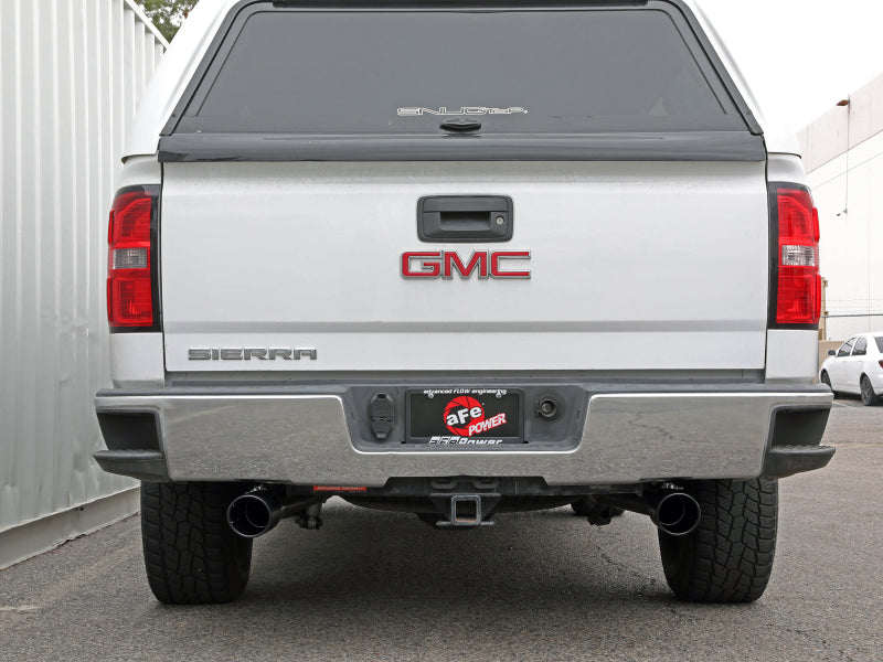 aFe Apollo GT Series Cat-Back Exhaust GM Trucks 09-18 V6-4.3L/V8-4.8/5.3L-Dual Rear Exit Black Tips Catback aFe