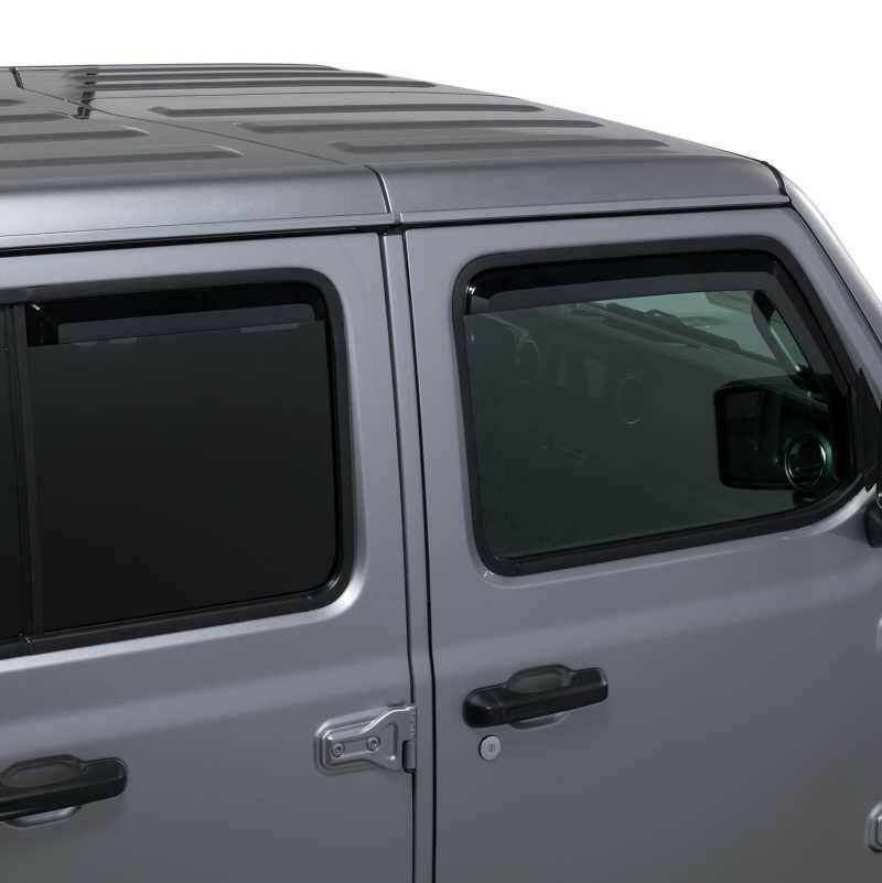 Putco 20-21 Jeep Gladiator JT/JL Element Tinted Window Visors (Set of 4) Wind Deflectors Putco