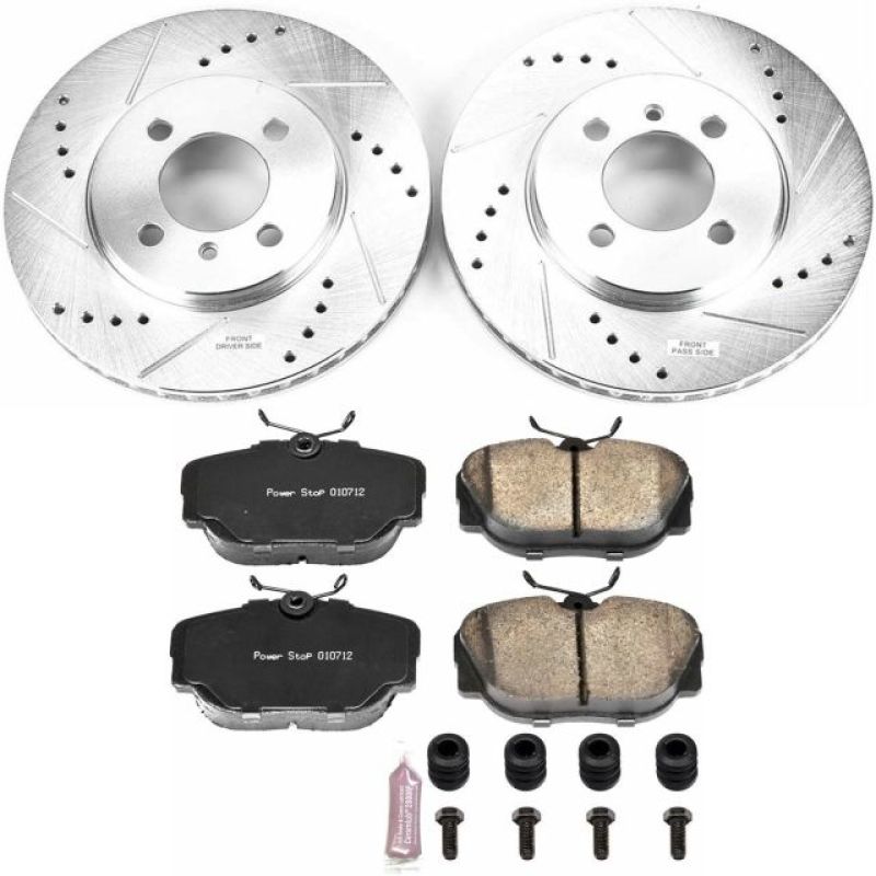 Power Stop 91-92 BMW 318i Front Z23 Evolution Sport Brake Kit Brake Kits - Performance D&S PowerStop