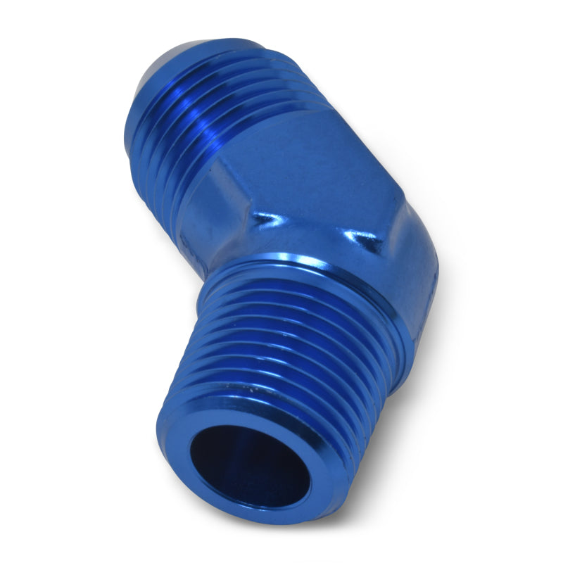 Russell Performance -4 AN to 1/8in NPT 45 Degree Flare to Pipe Adapter Fittings Russell