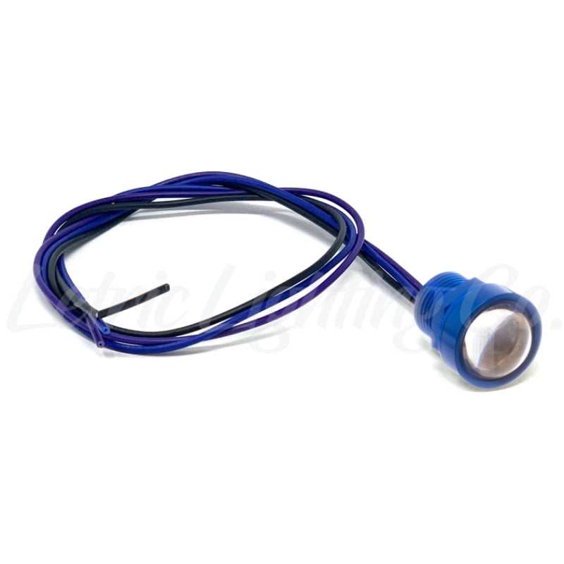 Letric Lighting Royal Flush G2 LEDs Sealed Blue Anodized Body - Red Light Accessories and Wiring Letric Lighting