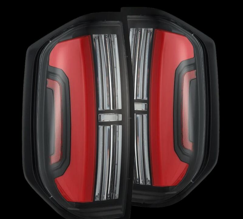 AlphaRex 14-21 Toyota Tundra Nova-Series LED Tail Lights - Black Red Tail Lights AlphaRex