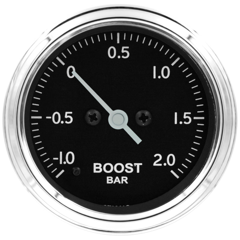 Autometer Stack 52mm -1 to +2 Bar (Incl T-Fitting) Pro Stepper Motor Boost Pressure Gauge - Classic Gauges AutoMeter