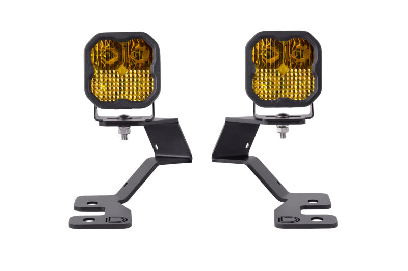 Diode Dynamics 2021 Ford Bronco Sport SS3 LED Ditch Light Kit - Sport Yellow Combo Light Accessories and Wiring Diode Dynamics