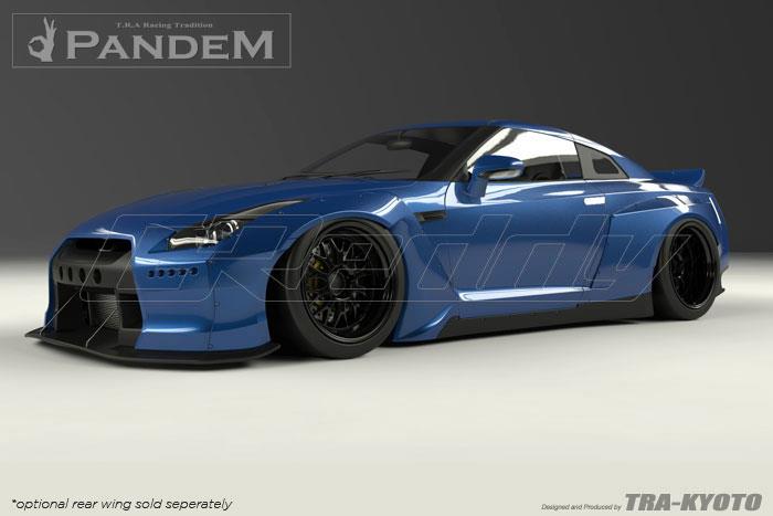 GReddy Nissan GTR R35 Version 2 Pandem X Rocket Bunny Rear Under Diffuser Diffusers GReddy