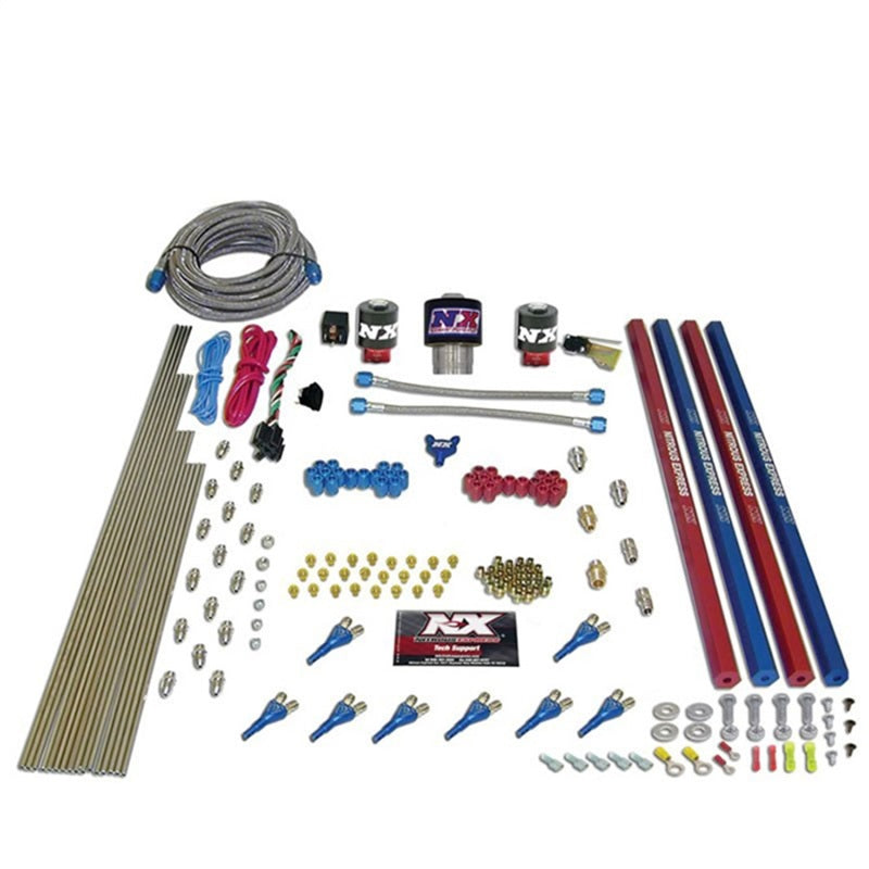 Nitrous Express Pro-Shk/Gas Nitrous Kit (200-600HP) w/Rails w/o Bottle Nitrous Systems Nitrous Express