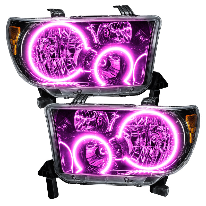 Oracle 07-11 Toyota Tundra Pre-Assembled Headlights - Black Housing - w/ BC1 Controller Headlights ORACLE Lighting